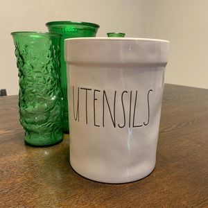 Rae Dunn Utensils Holder Crock